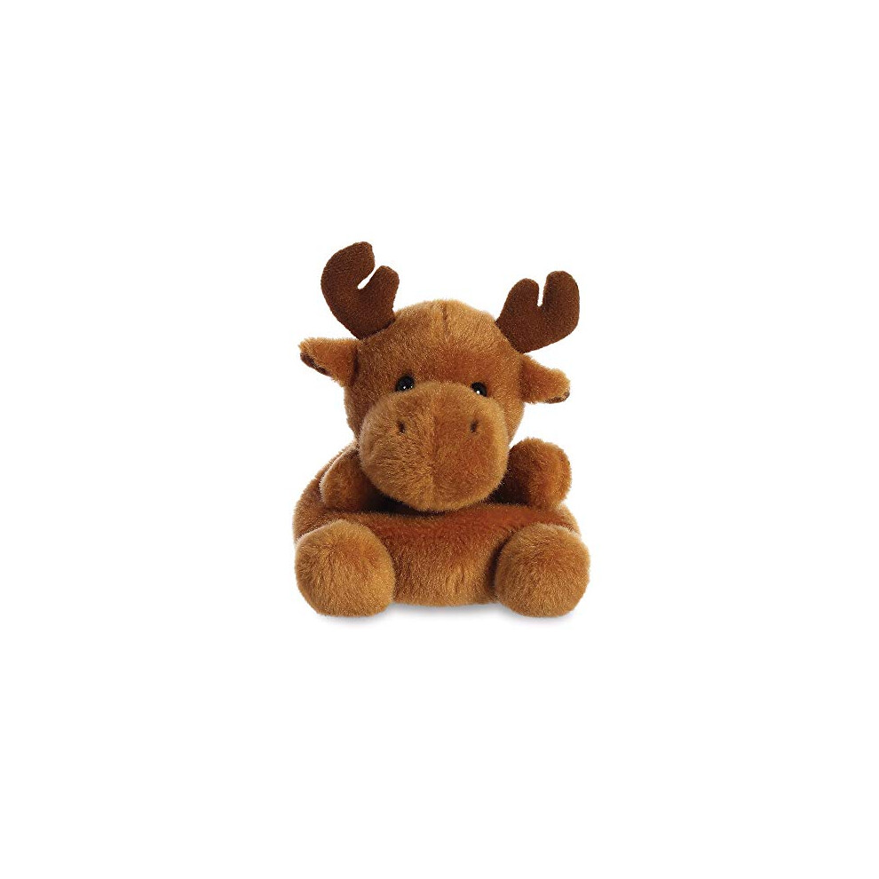 Aurora, 99132, Palm Pals Reindeer, 5In, Soft Toy, Brown