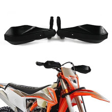 Motorbike Handguards Universal Hand Brush Guards Protector 7/8" 22mm and 1 1/8" 28mm For off Road ATV Motorcycle Pit Dirt Bike Motocross (Black)