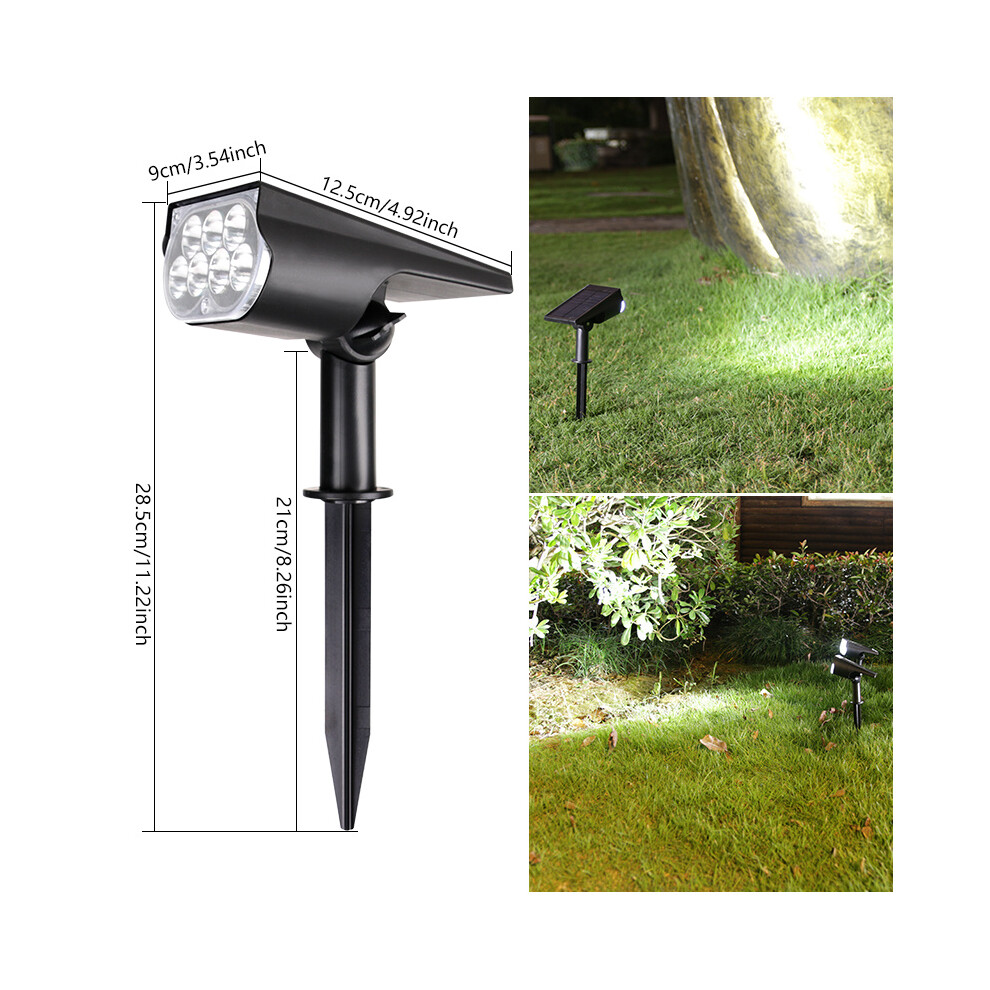 (7LED Landscape Spotlight [white Light]) Solar Spotlight Garden Lights, Dual-Use Ultra Bright LED, Landscape Lighting-image-OPC-PDVXZFJ-NEW