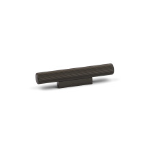 (32mm Pull) Dark Grey Reeded Cabinet T Bar Pull Handles