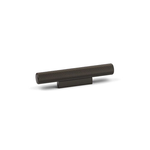 (32mm Pull) Dark Grey Reeded Cabinet T Bar Pull Handles