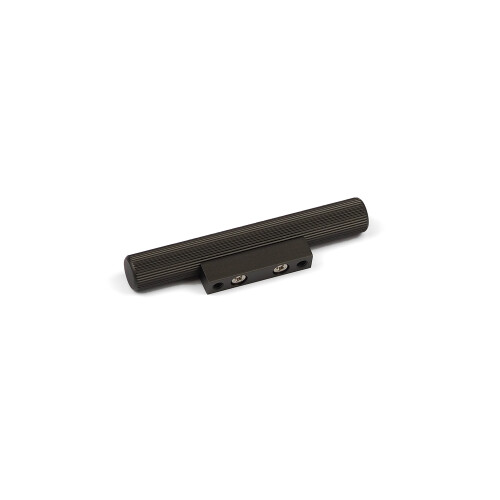 (32mm Pull) Dark Grey Reeded Cabinet T Bar Pull Handles 2
