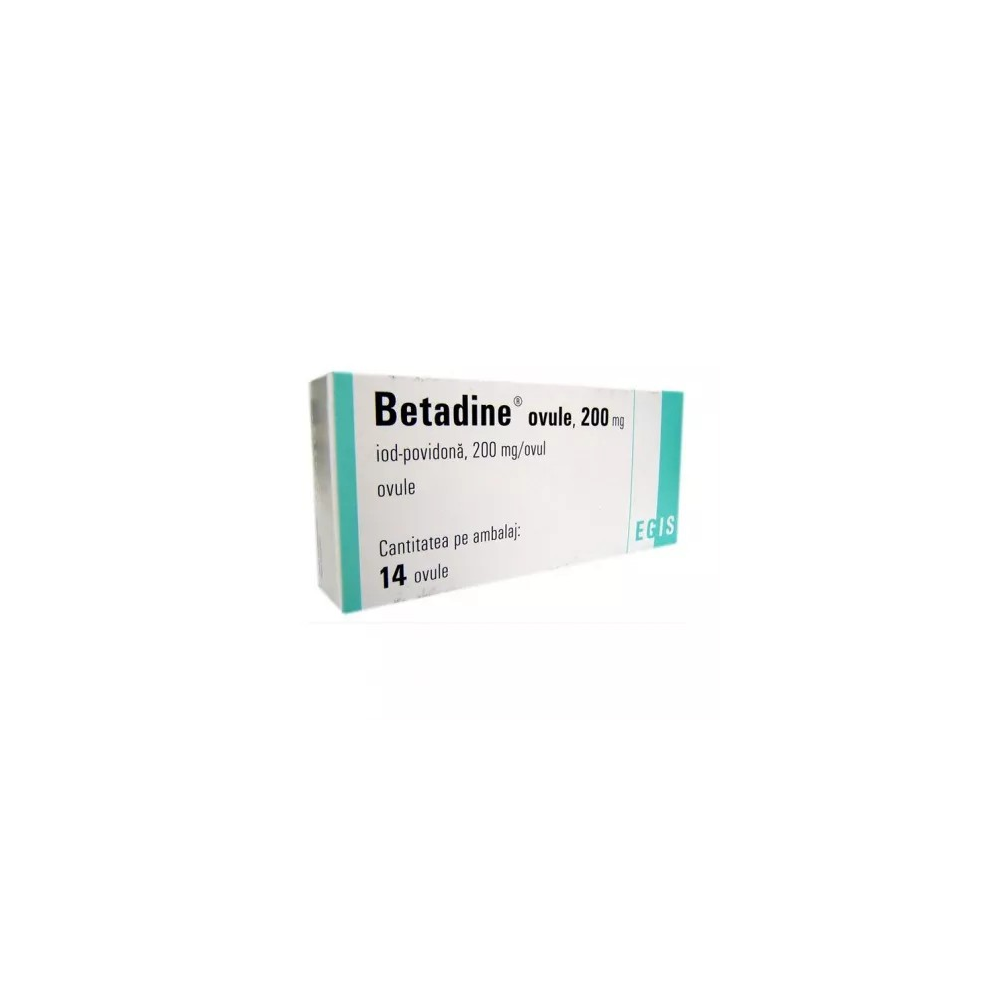 Betadine ova , 200 mg, 14 ova , for chronic vaginitis