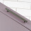(160mm Handle) Dark Grey Reeded Cabinet T Bar Pull Handles 5