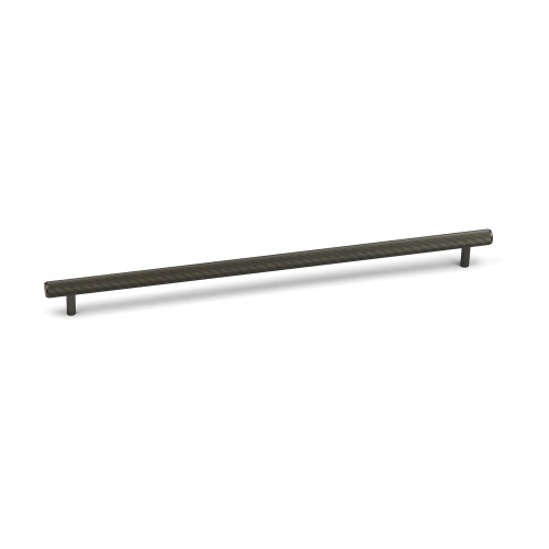 (320mmm Handle) Dark Grey Reeded Cabinet T Bar Pull Handles
