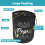 JVL Large Waterproof Peg Bag with Draw String Closure and Hanging Snap Hook 8