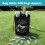 JVL Large Waterproof Peg Bag with Draw String Closure and Hanging Snap Hook 9