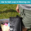 JVL Large Waterproof Peg Bag with Draw String Closure and Hanging Snap Hook 11