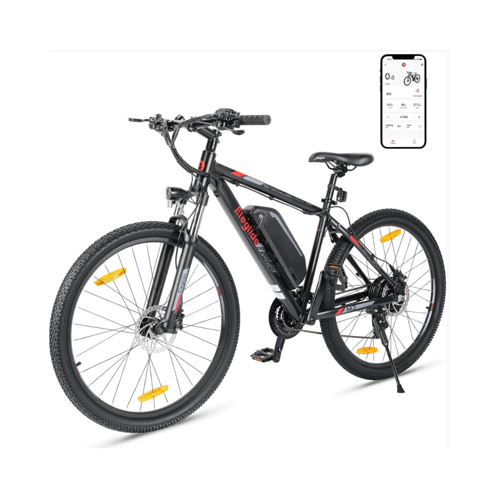 Eleglide M2 Electric Bike, E Mountain Bike, 27.5"x2.4" E-bike