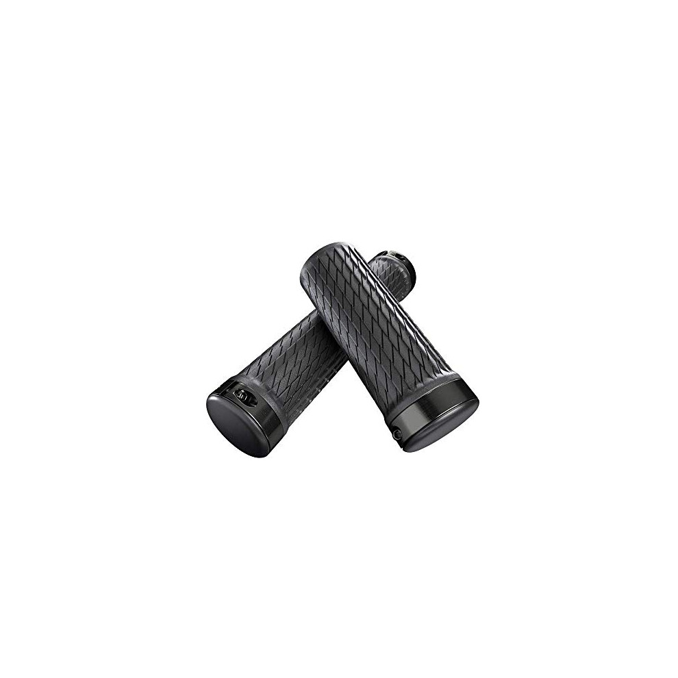 Unisex - Adult TwistLoc Handlebar Grips, Black, 77/125