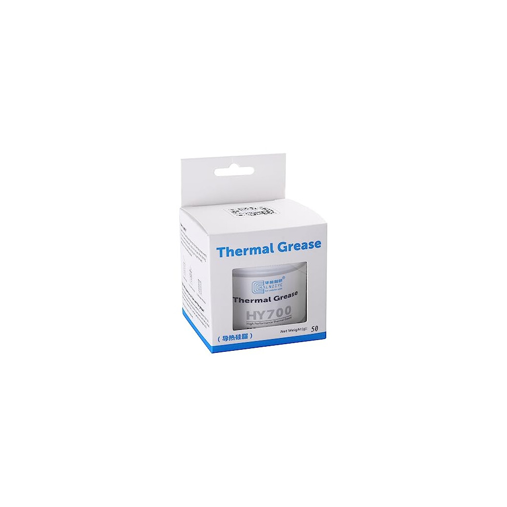 Hy-700-50G Thermal Paste;Heatsink Paste;Thermal Conductivity:>3.14W/M-K Carbon Based High Performance, Heatsink Paste, Thermal Compound Cpu For All 8011541195133