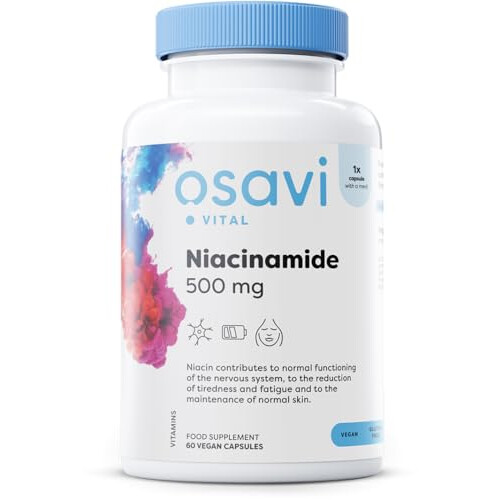 Niacinamide, 500mg - 60 Vegan caps
