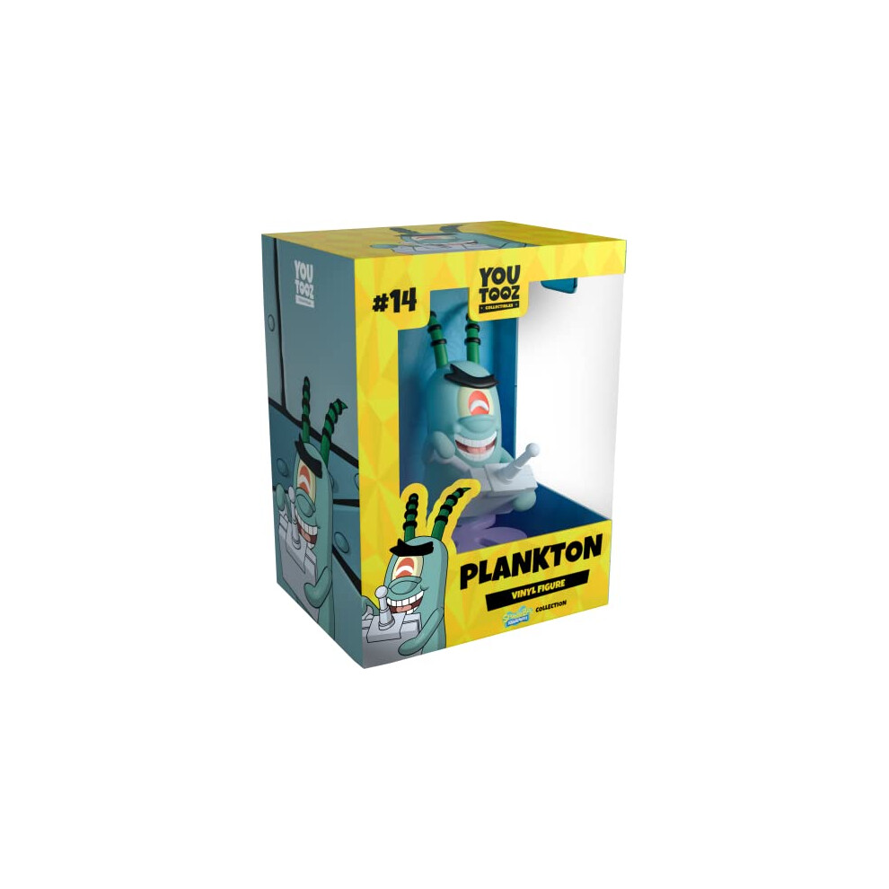 Youtooz Plankton, Personaggio In Vinile Da 4,4 Pollici Con Licenza Ufficiale Plankton, Da Collezione Di Spongebob Squarepants, Di Youtooz Spongeb