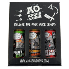 | Hot Sauce Gift Set | 1 x Hot Apache Red Dawg 1 x Voodoo Mango 1 x Phat Taco Chipotle | Classic Hot Sauce Collection | Set of 3