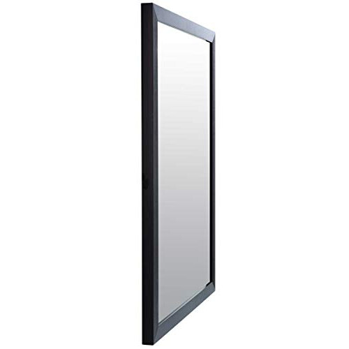 2Ft9 X 1Ft11 Large Black Framed Modern Contempory Wall Mirror 2