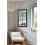 2Ft9 X 1Ft11 Large Black Framed Modern Contempory Wall Mirror 1
