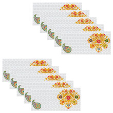 (Floral) Money Envelopes Wedding Shagun Fancy Indian Colourful Cash Gift Wallet White 10x