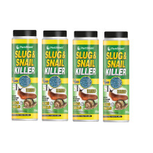 4x Pestshield Organic Slug and Snail Killer Mini Blue Pellets 300g