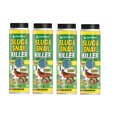 4x Pestshield Organic Slug and Snail Killer Mini Blue Pellets 300g
