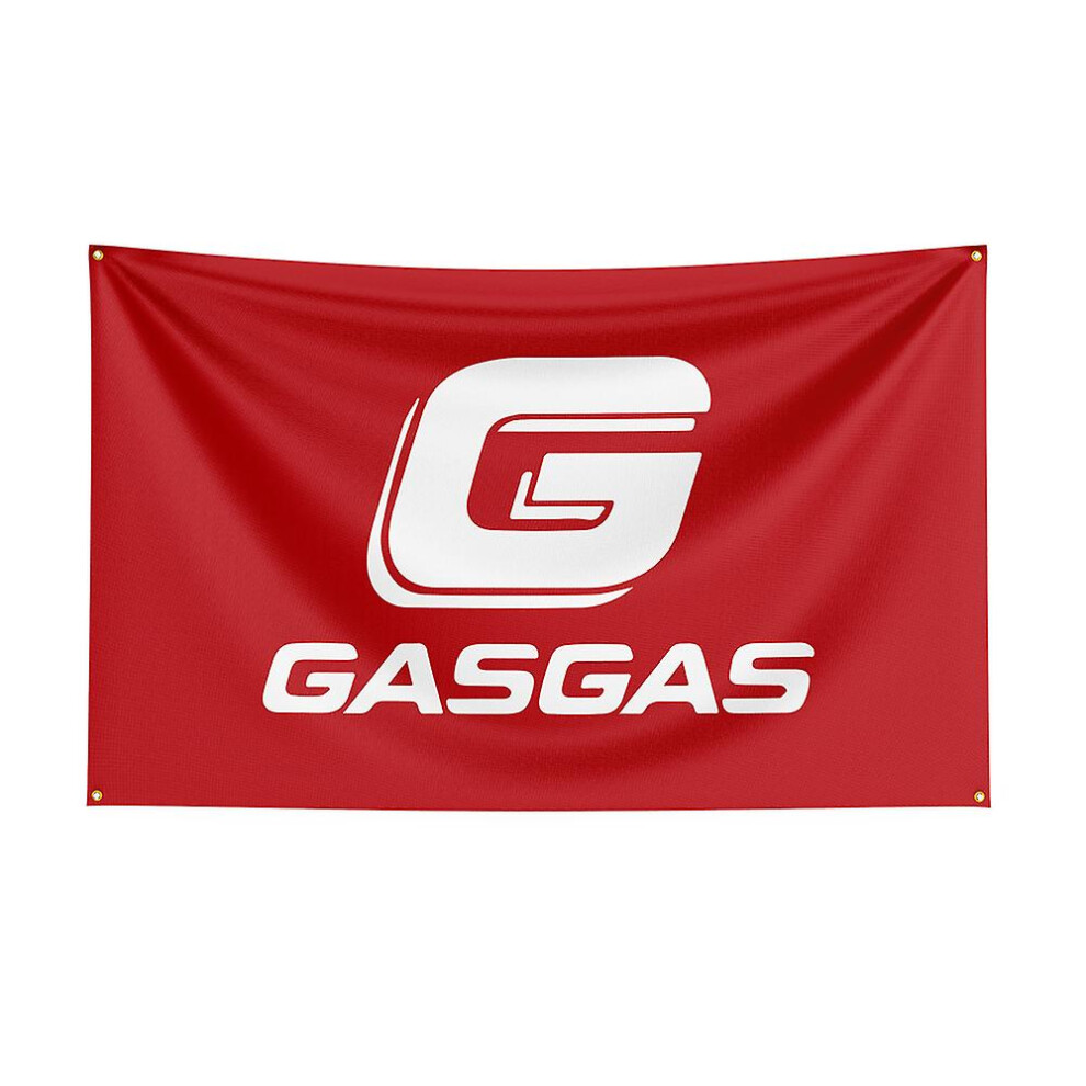 (150 X 240Cm, C) 3X5 Gasgas Flag Polyester Printed Racing Motorcycle Banner For Decor 5413368234072