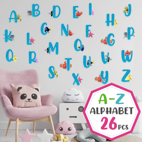 Seyal Findng Nemo A - Z Alphabet Wall Sticker 2