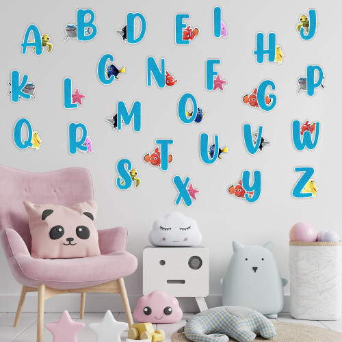 Seyal Findng Nemo A - Z Alphabet Wall Sticker