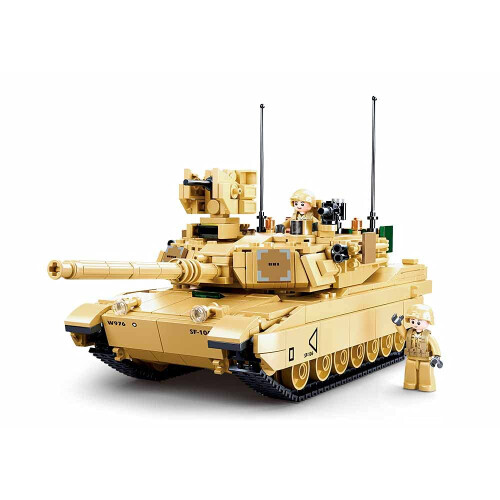 M38-B0892 Model Bricks – M1A2 Sep V2 Abrams Hand Battle Tank 781pcs, Multicolored 1