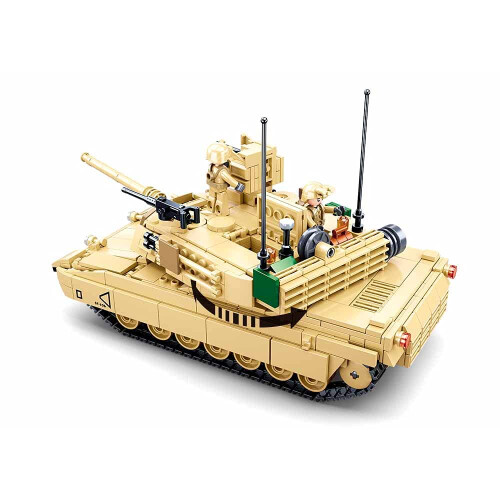 M38-B0892 Model Bricks – M1A2 Sep V2 Abrams Hand Battle Tank 781pcs, Multicolored 2