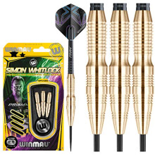Champions - Simon Whitlock Brass: 22g Darts Set with Flights and Stems