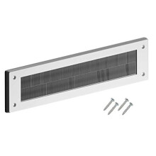 BH05980 StormSeal Letter Mail Box Brush Cover Draught Excluder for Internal Use, 343 x 80mm (13.1/2 inch x 3.1/8 inch) - White