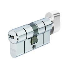 KD6PSN Z40/K30 BKN Button Cylinder Lock Nickel-Plated