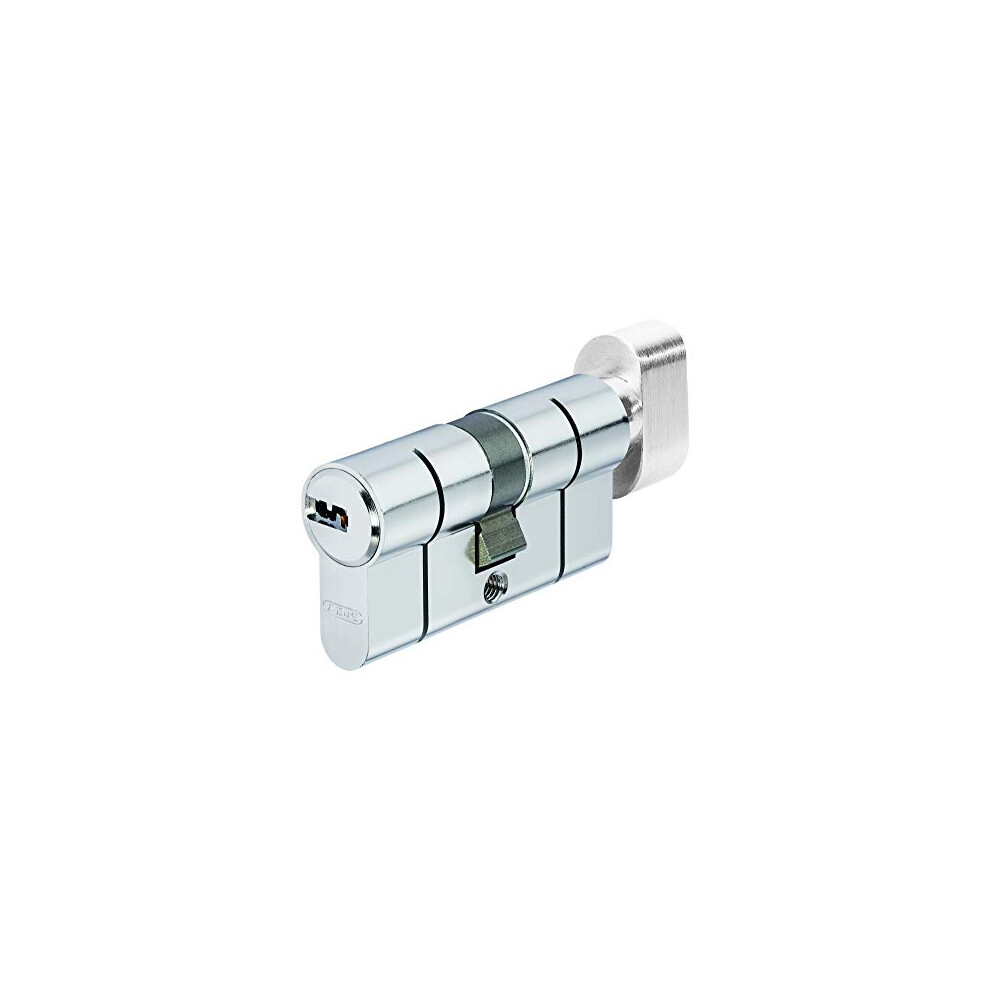 Abus Kd6psn Z40/K30 Bkn Button Cylinder Lock Nickel-Plated