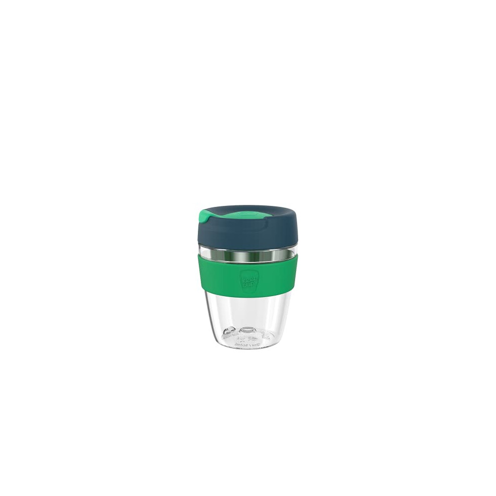 Helix Original | Lightweight Reusable Plastic Coffee Cup | Travel Mug with Fully Sealed Twist-Fit Sipper Lid, BPA & BPS Free | Medium 12oz/340ml |