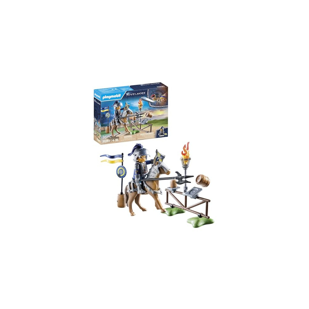 Playmobil 71297 Novelmore - Medieval Jousting Area, Medieval Castle And Knights Toy, Fun Imaginative Role Play, Playset Suitable For Children Ages 4+