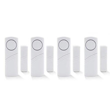 Magnetic Door/Window Alarm Doorbell, Wireless Security sensor Burglar Alarm System Loud 90 dB, Shed Garage Vibration Entry Warnning Detector, for