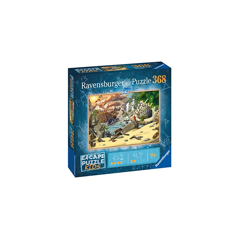 Ravensburger Pirate's Peril Escape Room Mystery Challenge Jigsaw Puzzle For Kids And Adults Age 9 Years Up - 368 Pieces