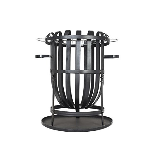 La Hacienda Vancouver Black Firebasket,45x45x56cm
