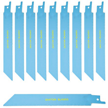 10x Saxton 200mm Heavy Duty Reciprocating Sabre Saw Metal Blades R825BF fits Bosch, Dewalt, Makita etc
