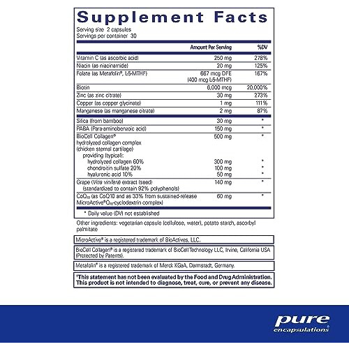 pure encapsulations Hair/Skin/Nails Ultra 60 caps 2