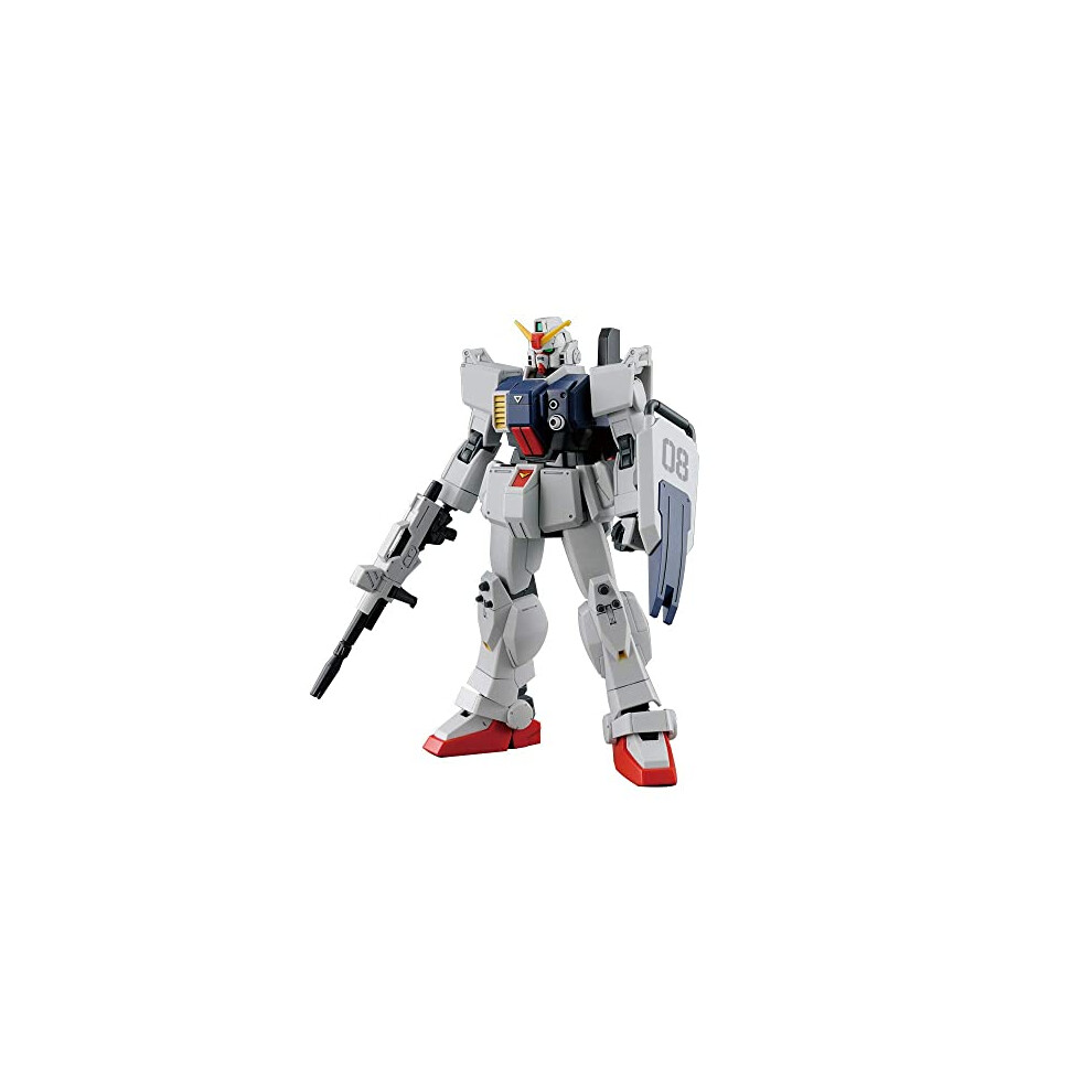 Bandai Hguc Mobile Suit Gundam The 08Ms Platoon Land Battle Type Gundam 1/144 Scale Color-Coded Pre-Plastic Model