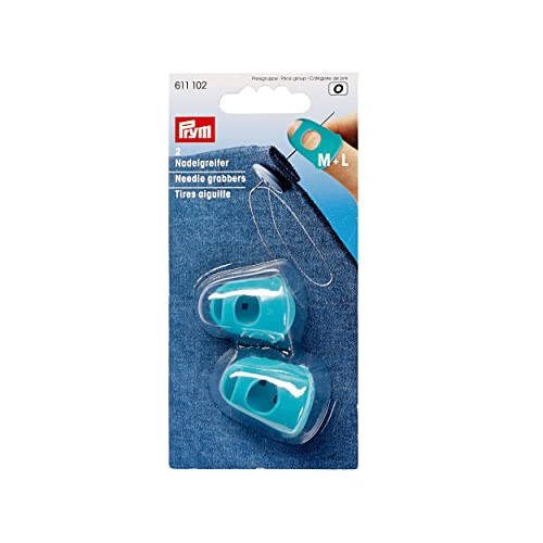 Prym Needle Grabbers, Silicone, Turquoise, 14 x 7 x 2 cm