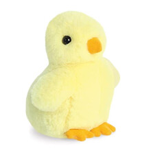 Aurora, 31860, Mini Flopsie Cheeky Chick, 8In, Eco-friendly soft toy, Yellow - Plush Soft Toy
