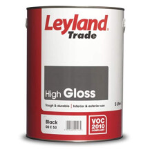 Trade High Gloss Paint - Black 5L