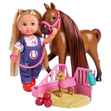 105733487 Evi Love Veterinary Horse Clinic Doll, Assorted