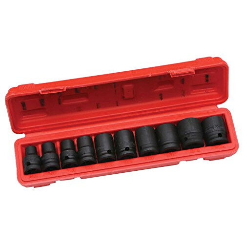 Hilka Tools 01150210 Pro Craft Impact Socket, Silver, 1/2-Inch, Set of 10 Piece