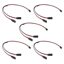 5pcs 12" / 300mm Servo Y Harness Extension Cord Cable 22awg 60 cores for RC Car Helicopter Servo Receiver Wire Lead(C143-5)