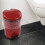 10 Litre Red Pedal Kitchen Trash Bin, Plastic Waste Bin, 1 Pack 5