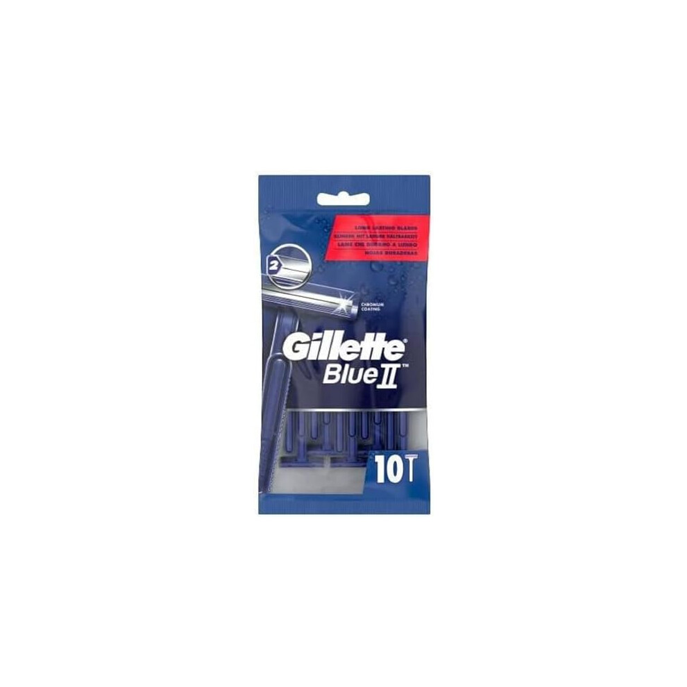 BlueII Disposable Razors for Men x10