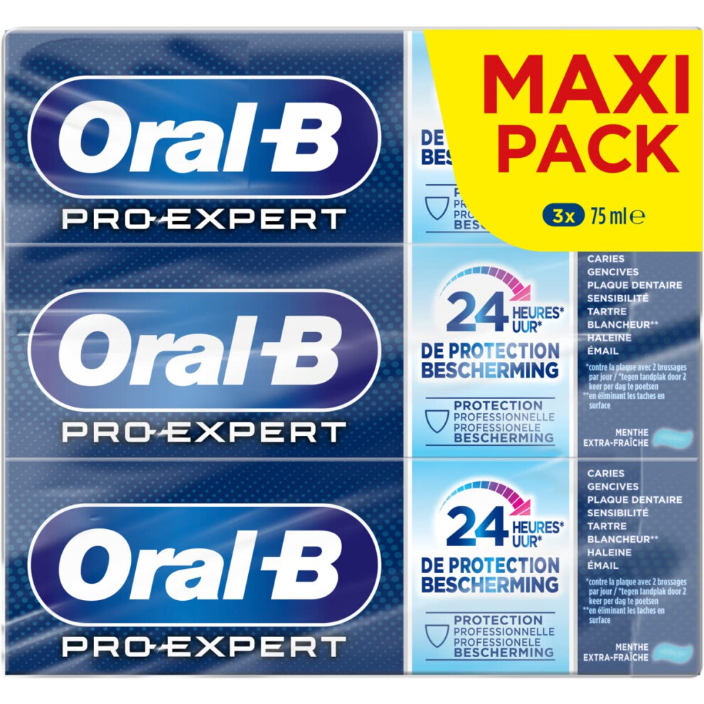 - Pro-Expert 24h Toothpaste Extra Fresh Mint - 3x75ml