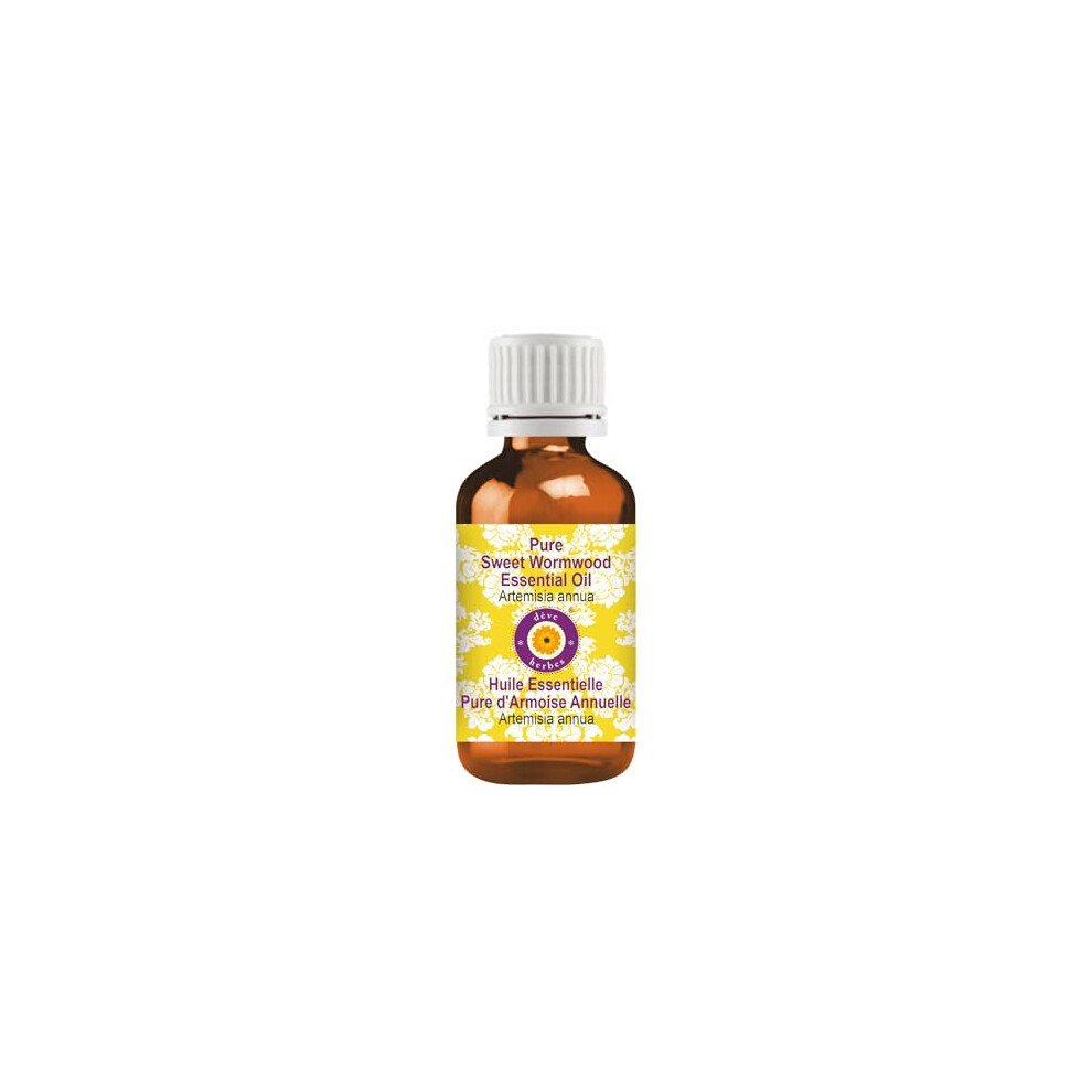 Deve Herbes Pure Sweet Wormwood Essential Oil (Artemisia Annua) Steam Distilled 50Ml (1.69 Oz)
